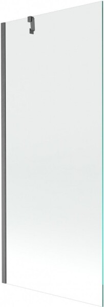 MEXEN/S - Next vaňová zástena FIX 80 x 150, transparent, grafit kartáčovaná 895-080-000-00-00-66