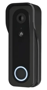 Trust Doorcam-3000B čierna / Chytrý zvonček s kamerou / Wi-Fi / batéria / IP65 / bezdrôtový zvonček (71387)