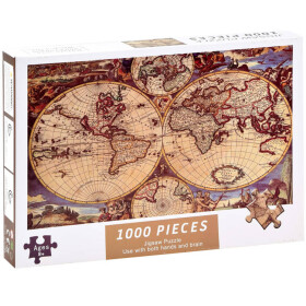 Mamido Puzzle antická stará mapa sveta 1000 dielikov