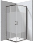 DEANTE - Funkia Evo štvorcový kút s vaničkou, 90x90 cm – vzor pruh KYCPDE99P