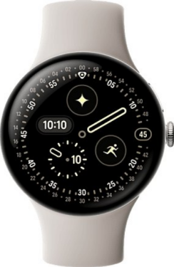 Google Pixel Watch 4 45MM WiFi Silver/Porcelain