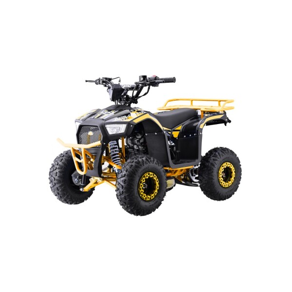 Mamido Detská benzínová štvorkolka RamiGO EXPLORER 110CC žltá