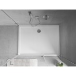 MEXEN - Flow sprchová vanička obdĺžniková slim 75 x 120, biela lesk 46R107512