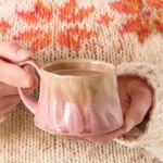 Ib Laursen Kameninový hrnek Varbjerg Light Pink 210 ml