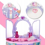 MalPlay Toaletný stolík MALÁ PRINCEZNA s kúzelnou paličkou a MP3