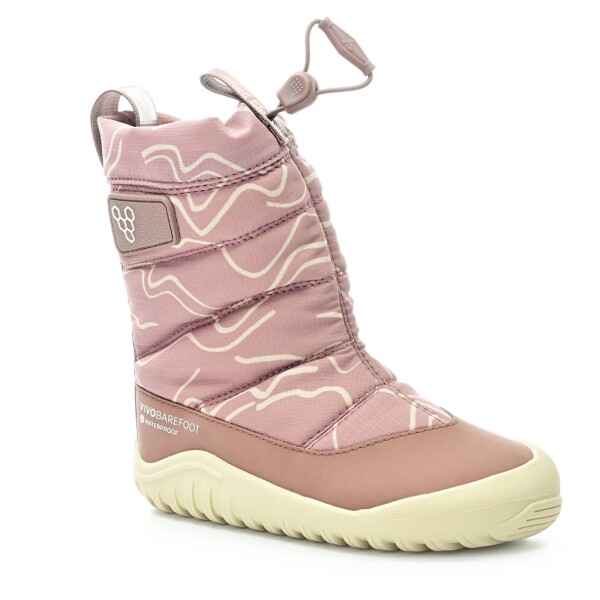 Vivobarefoot Tracker Boot AT Twilight Mauve zimné barefoot snehule 34 EUR