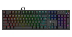 Savio STYX čierna / Mechanická klávesnica / Outemu Brown / Hot-swap / RGB / US layout (STYX BROWN)