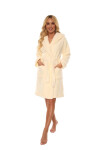 Dámsky župan s kapucňou 806 LUNA II Ecru . De Lafense XL ecri(krémová)