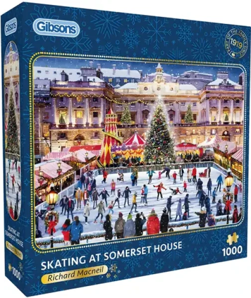 GIBSONS Puzzle Korčuľovanie pri Somerset House