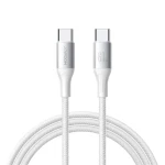 Joyroom S-A28 Flash Series Nabíjací kábel USB-C (M) - USB-C (M) 60W 1m biela (6956116797898)