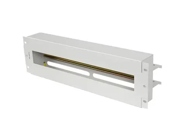 Lanberg 19" 3U napäťový rozvádzač TS-35 sivý / Rozvádzač do racku / DIN lišta / 3U (AK-VDP103-S)