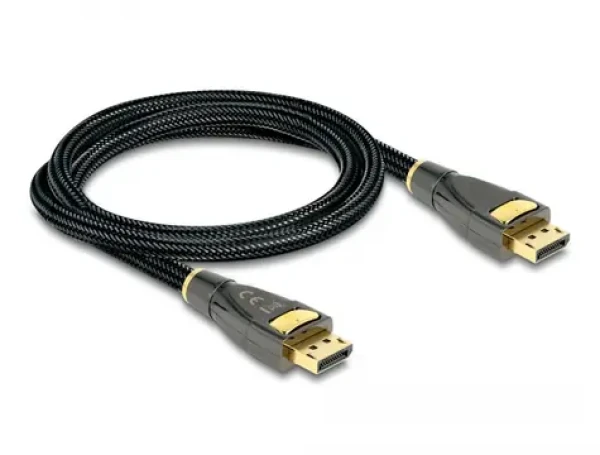 DeLock DisplayPort 1.2 kábel (M) - DisplayPort (M) 1m / 4K / 60 Hz (82770)