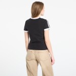 Tričko adidas 3 Stripes Slim T-Shirt Black/ White XS