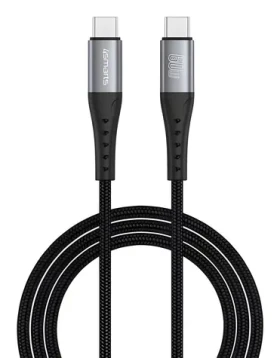 4smarts PrimeCord čierna / Kábel USB-C / 60W / Power Delivery / 1,5 m