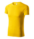 Tričko Peak unisex žlté XS