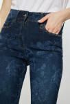 Monnari Jeans Vzorované džínsy Navy Blue 44