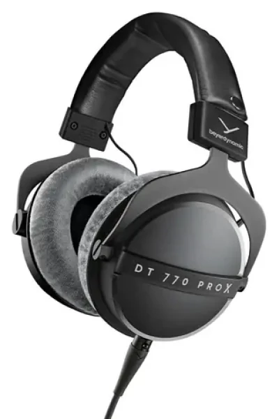 Beyerdynamic DT 770 Pro X 48 Ohm čierna / Uzavreté štúdiové slúchadlá / 3.5mm jack / cez hlavu (43000271)