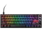 Ducky Mecha Pro Cherry MX-Speed-Silver čierna / herná klávesnica / podsvietená / mechanická / drôtová USB-C / US (DKME2167ST-PUSPDAAT2)