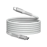 Verbatim 31850 Magnetický 60W USB-C kábel 1.2m šedá / USB-C(M) / USB-C(M) / 100 W / PD QC 3.0 (31850)