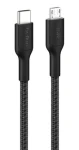 Belkin CAB026hq1MBK čierna / Dátový kábel / USB-C - Micro-USB / opletený / 1 m (CAB026HQ1MBK)