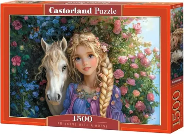 Castorland 152308-2 Puzzle Princezná s koňom