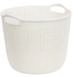 Curver Knit Kôš na bielizeň 30 l béžová / 40 x 39 x 33 cm (226388)