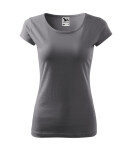 Pure T-shirt dámske oceľovo šedé M