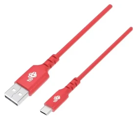 TB Touch 1 m červená / Dátový kábel / USB-A (M) - USB-C (M) / Okrúhly (AKTBXKUCMISI10R)