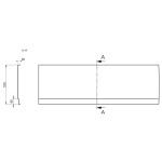 POLYSAN - COUVERT panel čelný pravý, 120x52cm 78721