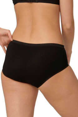 Dámske nohavičky Basic Midi Black 2 Pack - Sloggi černá 3XL