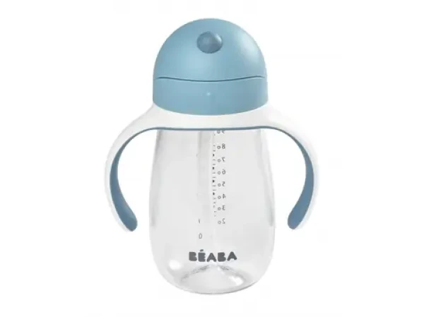 Beaba Hrnček so slamkou 300ml Windy Blue (913479BB)