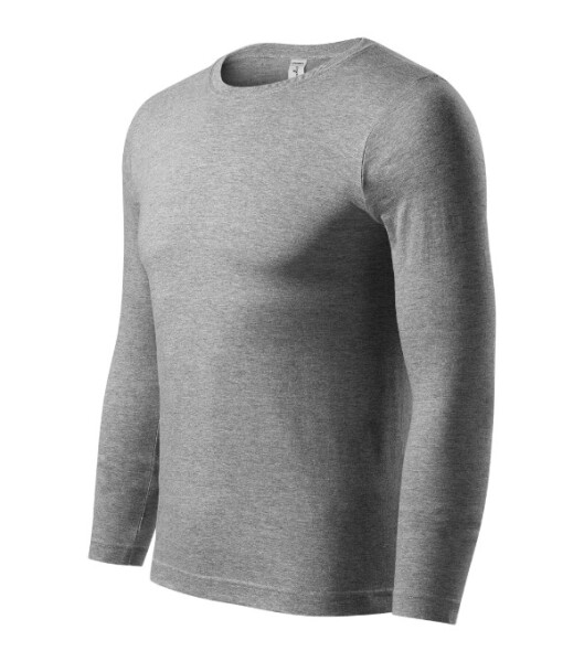 Tričko Progress LS unisex tmavo šedé S
