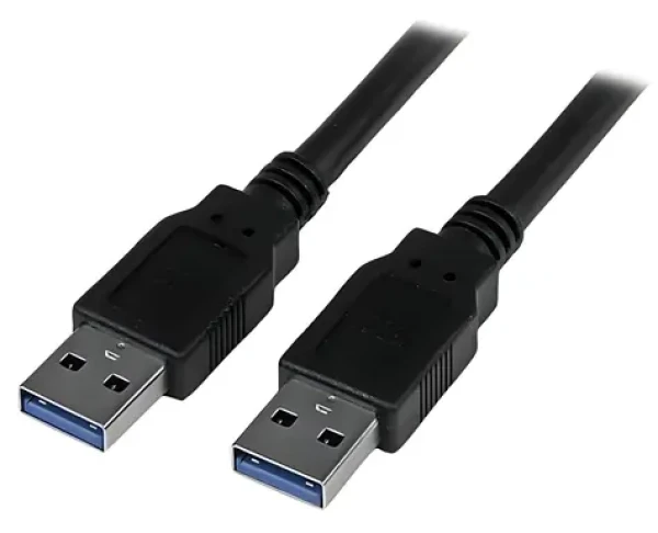 StarTech kábel USB-A - USB-A čierna / Kábel / USB 3.0 / 3 m / 5 Gbps (USB3SAA3MBK)