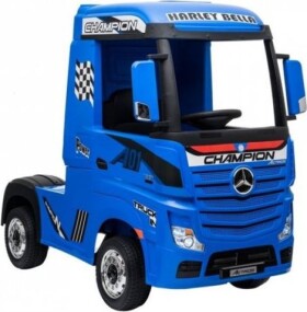 Lean Cars Elektrické autíčko Mercedes Actros lakované MP4 4x45W 2x12V7Ah modrá