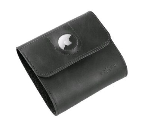 FIXED Kožená peňaženka Classic Wallet for AirTag z pravej hovädzej kože čierna (FIXWAT-SCW2-BK)