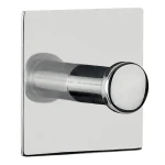 Spirella PUNT-Square hranatý háčik na uteráky lesklá nerez oceľ / samolepiaci / 45 x 45 mm (7610583139856)