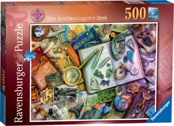 Ravensburger Puzzle Stôl archeológa