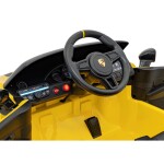 Mamido Elektrické autíčko Porsche Spyder RS ​​718 žlté