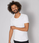 Pánske tričko GO Shirt O-Neck Slim Fit - WHITE - biela 0003 - SLOGGI WHITE S