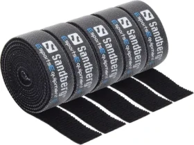 Sandgerg Cable Velcro Strap 5-pack / sťahovacie pásky / 5ks (520-33)