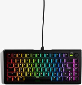 Glorious GMMK 3 75 % Custom Gaming-Tastatur - Pre-Built, ISO (US), Fox Switches, schwarz