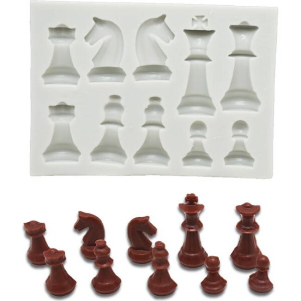 Silicone formička na šachy 10,5x7,5 cm - Cakesicq - Cakesicq