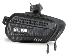 WildMan ES7 čierna / Taška pod sedlo / vodeodolná / PC plast / 1,2 l / 19,5 x8x10 cm (GT001143)