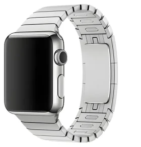 Devia Elegant Link Bracelet 44/45/49mm strieborná / Remienok pre Apple Watch / Článkový ťah (6938595325137)