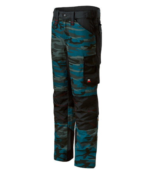 Vertex Camo pracovné nohavice pánske maskáčové benzínové 60