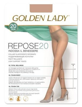 Punčochové kalhoty model 5770055 20 den - Golden Lady Barva: daino/odc.béžová, Velikost: 3-M