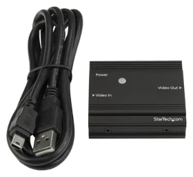 StarTech HDMI Signal Booster čierna / HDMI zosilňovač signálu / 4K 60Hz / USB napájanie / 7.1 audio (HDBOOST4K)
