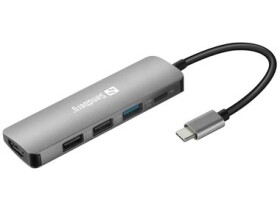 Sandberg USB-C dokovacia stanica / HDMI / 1xUSB 3.0 / 2xUSB 2.0 / Power Delivery 100W (136-32)