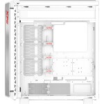 ADATA BATTLECRUISER II biela / E-ATX / 2x USB-A 3.2 / 1x USB-C 3.2 / 4X 120mm / bez zdroja / priehľadná bočnica (BATTLECRUISERIIPST-WHCWW)