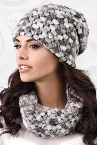 Dámska čiapka model 163245 sivá - Kamea UNI šedá